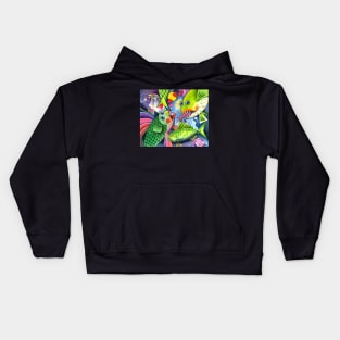 Love at first bite Kids Hoodie